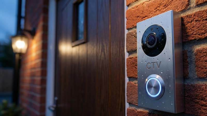 Антивандальная вызывная панель CTV с влагозащитой для частного дома