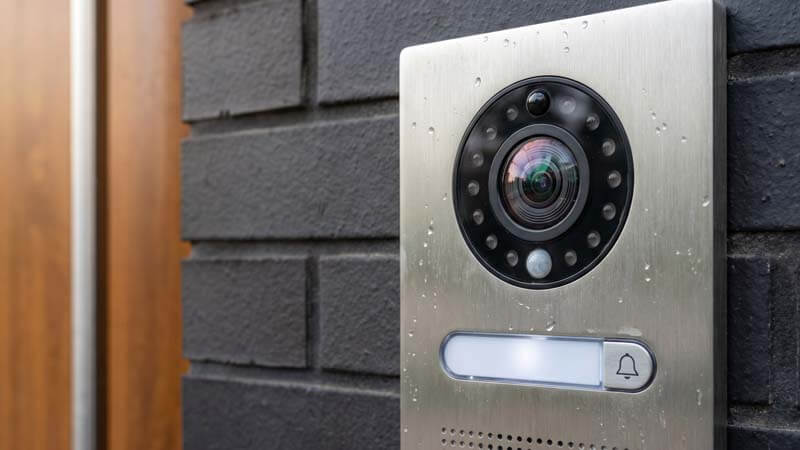 Уличная вызывная панель видеодомофона с камерой