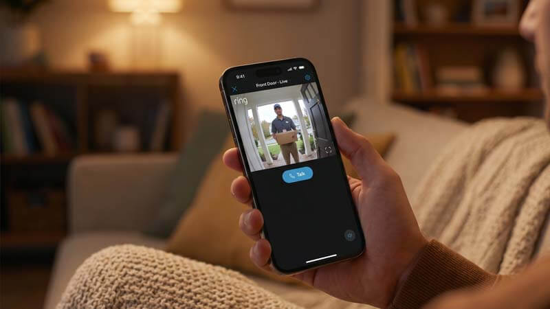 Управление умным домом и камерой видеонаблюдения через смартфон